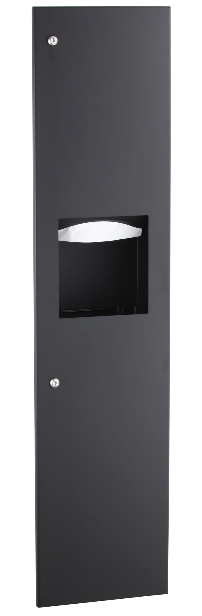 Bobrick B-38034.MBLK TrimLineSeries Recessed Paper Towel Dispenser/Was ...