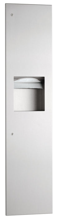 Bobrick B-3803 Recessed Paper Towel Dispenser/Waste Receptacle