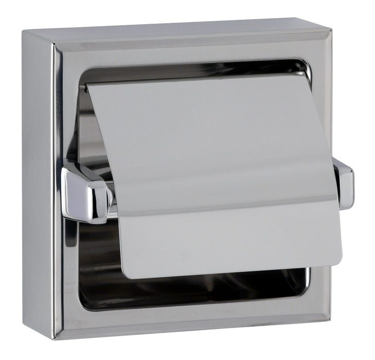 Bobrick B-6699  Surface Mounted Single Roll Toilet Tissue Dispenser With Hood