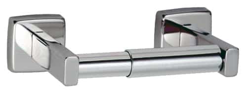 Bobrick B-76857 Single Roll Satin Stainless Steel Toilet Tissue Dispenser
