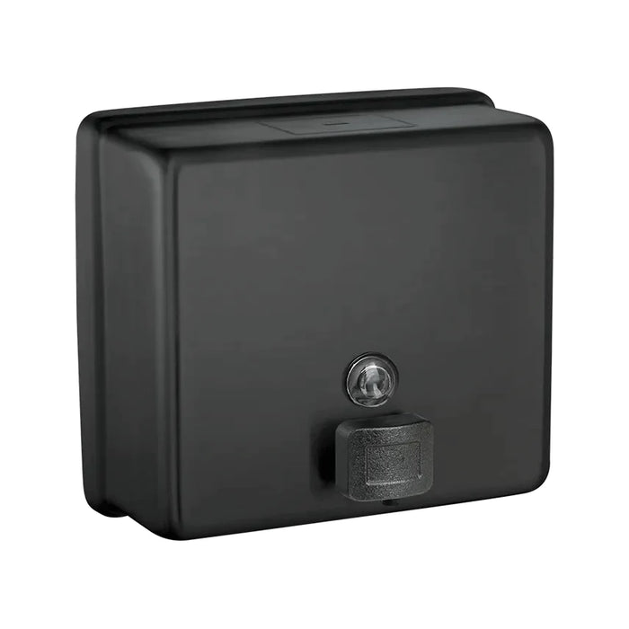 ASI 9343-41  Matte Black - Soap Dispenser - Liquid - 48 oz. - Powder Coated Stainless - Surface Mounted