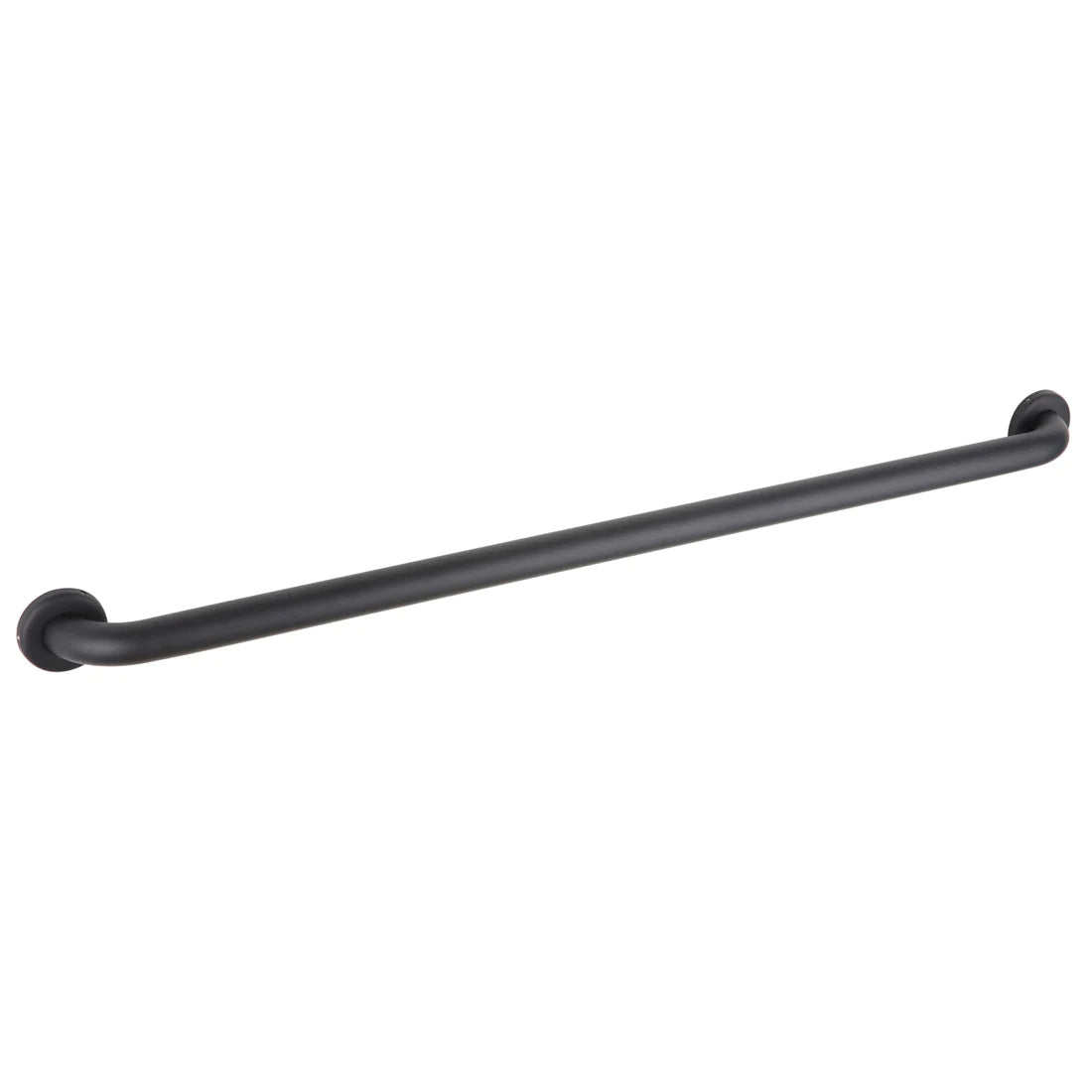 Gamco 150C.MBLK 1.5 INCH DIAMETER STRAIGHT GRAB BAR WITH CONCEALED FLA