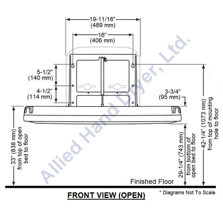 Ada baby changing station hot sale