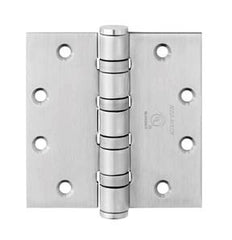 McKinney T4A3786 4-1/2" X 4-1/2" / 5" x 4 1/2" Heavy Weight Bearing Hinge, 5 Knuckle, Full Mortise With Plated Finish (Pack Of 3)