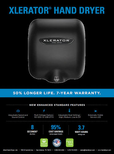 Excel XLERATOR XL-SP (XL-BL) Hand Dryer