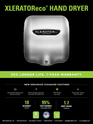 Excel XLERATOR XL-SB-ECO Hand dryer