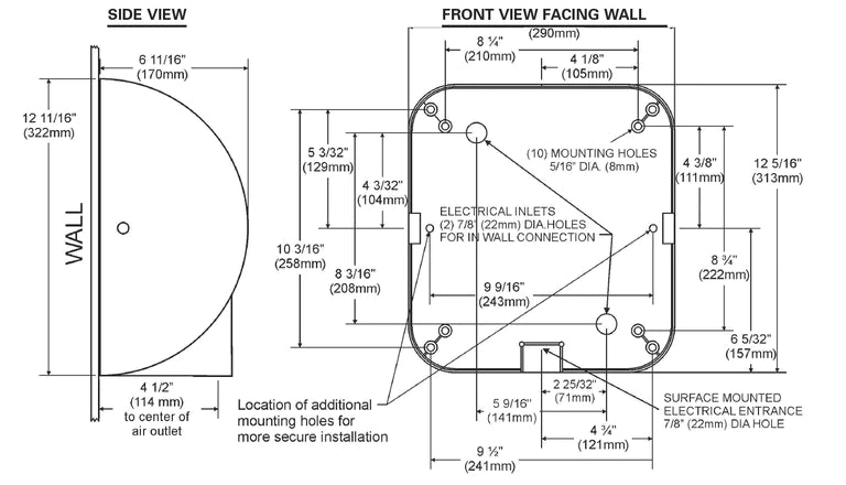 Excel XLERATOR XL-SB-ECO Hand dryer