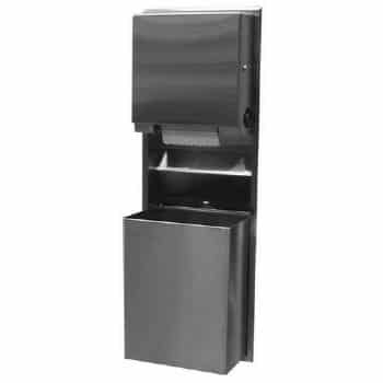 Bobrick B-39617 Classicseries Recessed Convertible Paper Towel Dispenser/Waste Receptacle