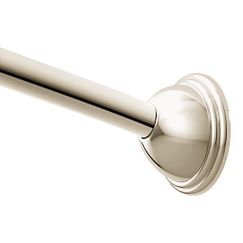 Moen CSR2160NL Polished nickel adjustable curved shower rod